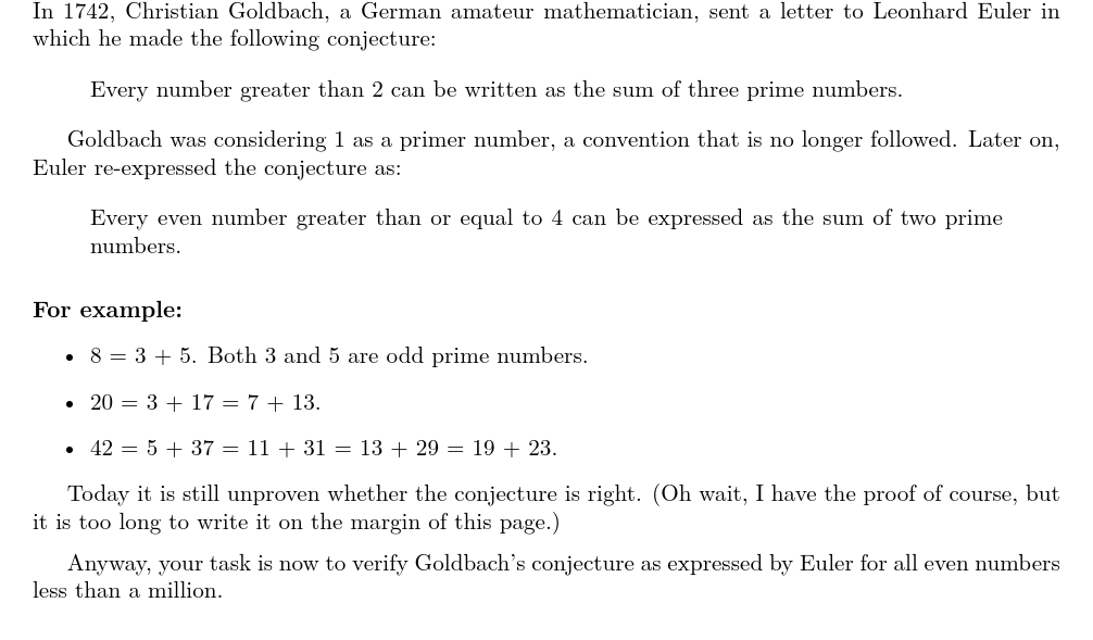 uva543 goldbach"s conjecture